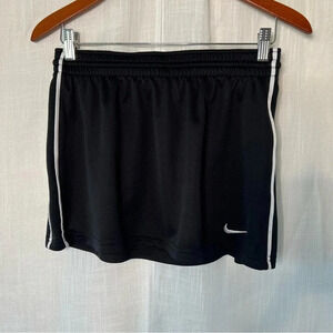 Nike Dri-Fit Athletic Black & White Golf Tennis Skirt Size Medium